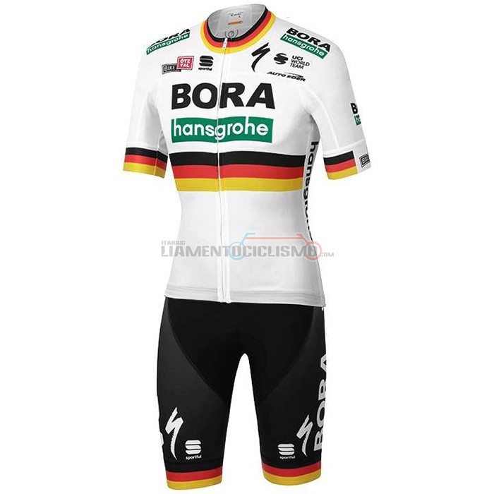 Abbigliamento Ciclismo Bora Campione Germania Manica Corta 2020